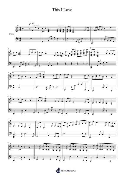 This I Love Sheet Music by Guns N' Roses-Arr.Chrisphael Reedno