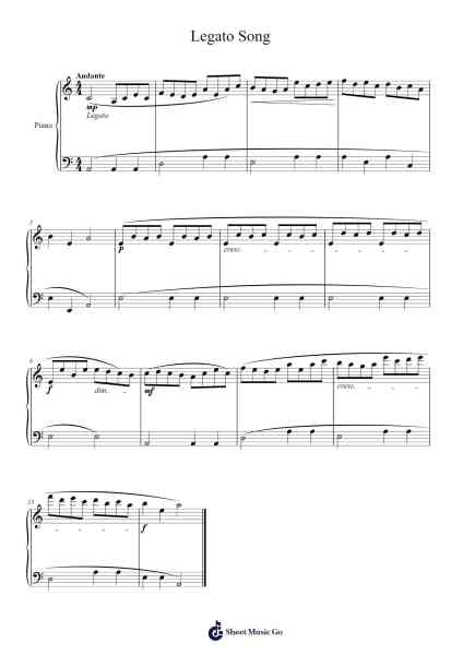 Legato Song Sheet Music by codybusiness71-Arr.Jillmo Grantbott