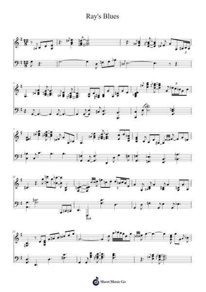 Ray's Blues Sheet Music by Dave Grusin-Arr.Youngvian