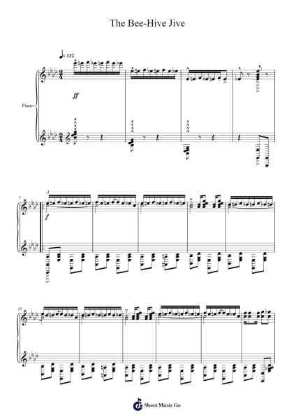 The Bee-Hive Jive 樂譜由 undefined - 編曲 Hunfrances Dunnfay
