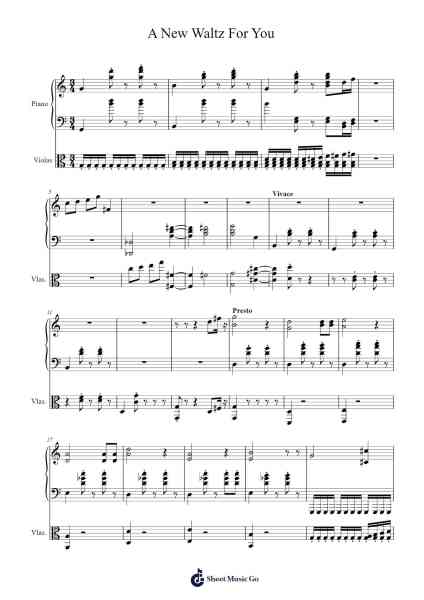 A New Waltz For You Sheet Music by Besswe Conmag-Arr.Kyleyy