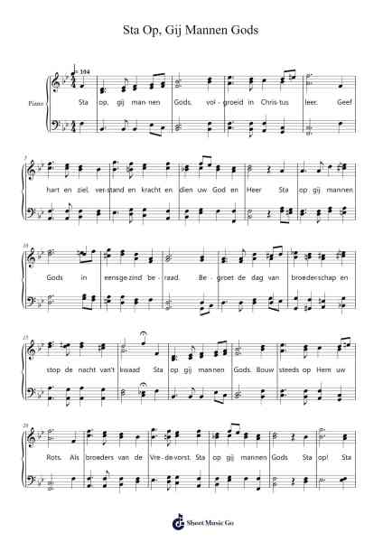 Sta Op, Gij Mannen Gods Sheet Music by Frank W. Asper-Arr.Kirkwen Meldell