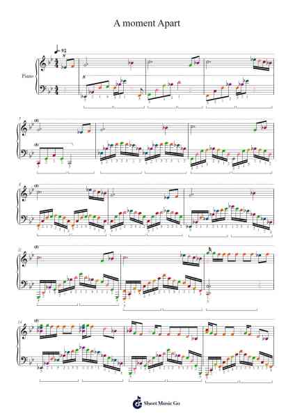 A moment Apart Sheet Music by Odesza-Arr.Ogfey