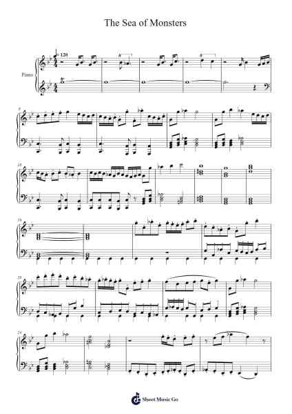 The Sea of Monsters Sheet Music by William Tippins-Arr.Stanwylde