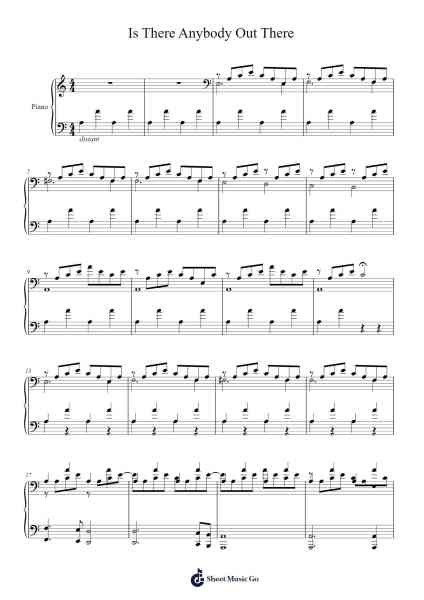 Is There Anybody Out There Sheet Music by Roger Waters-Arr.Joycelup