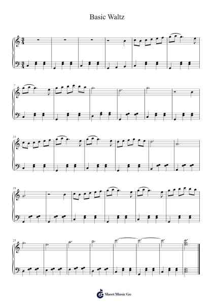 Basic Waltz Sheet Music by N. D. Anderson-Arr.Clairenor Jouvic