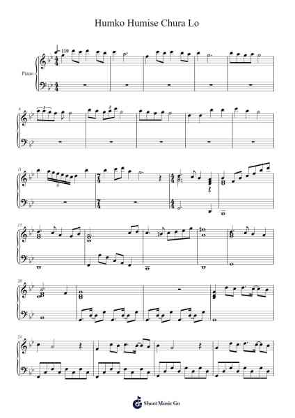 Humko Humise Chura Lo Sheet Music by tigr1620-Arr.Lambpy