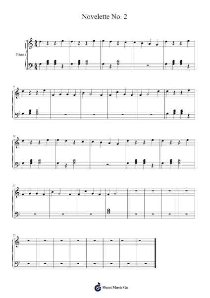 Novelette No. 2 Sheet Music by Jamiel Recta-Arr.Pehall