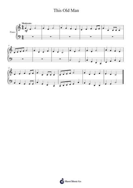 This Old Man 樂譜由 Traditional - 編曲 Demplis