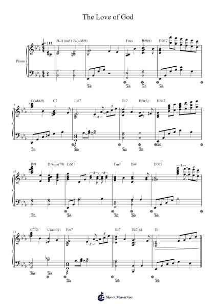 The Love of God Sheet Music by Frederick M. Lehman-Arr.Xetian Darnell