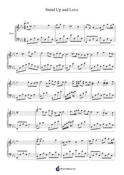 Stand Up and Love Sheet Music by Selcuk Ozer-Arr.Charalph