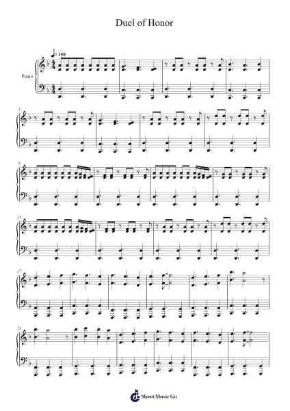 Duel of Honor Sheet Music by Jamesloise Wellslas-Arr.Conpiers