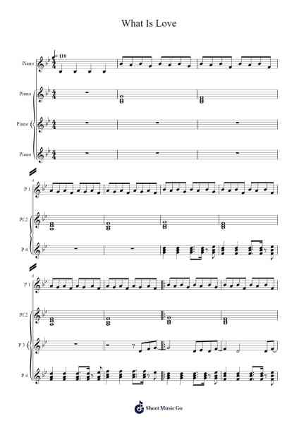 What Is Love Sheet Music by Haddaway-Arr.Sherco