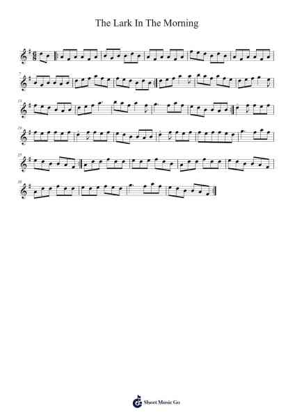 The Lark In The Morning Sheet Music by Urijah Montoya-Arr.Lynzoe Haybob