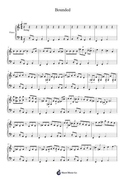Bounded Musica per pianoforte di JumpusTheGreat - Arr.Bairddict Sasback