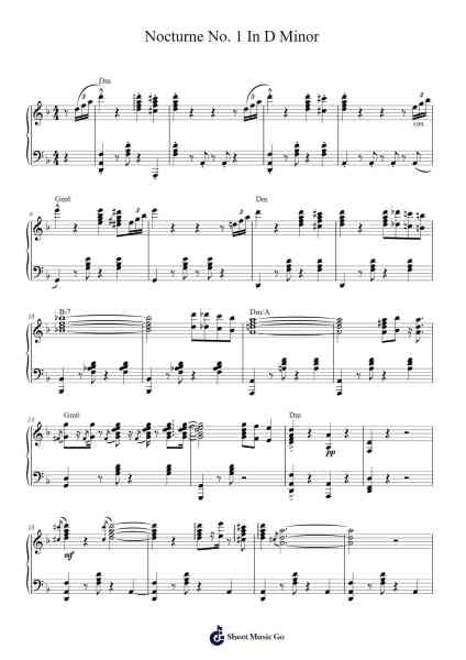 Nocturne No. 1 In D Minor Sheet Music by Jon Batiste/Donald Byrd-Arr.Simpmark