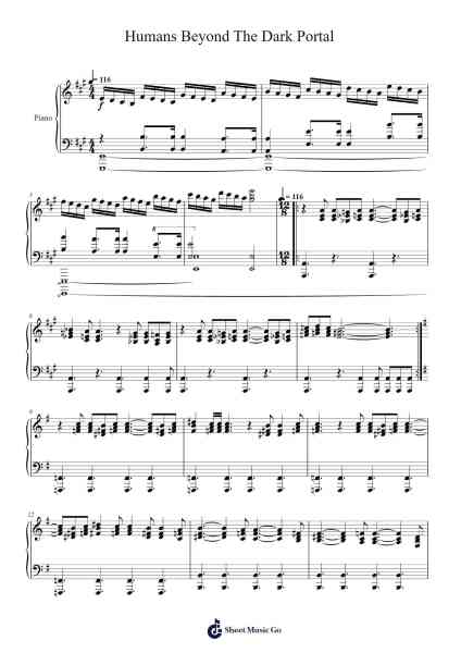 Warcraft II - Humans Beyond The Dark Portal Sheet Music by Glenn Stafford-Arr.Hoonell Norusk