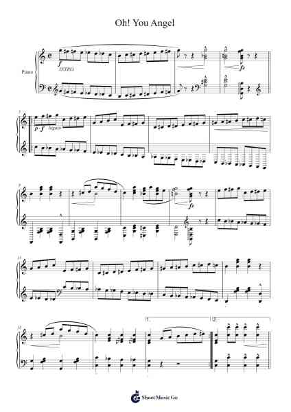 Oh! You Angel Sheet Music by Ford T. Dabney-Arr.Nellvi