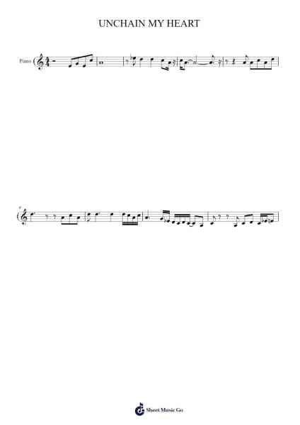 UNCHAIN MY HEART Sheet Music by Joe Cocker-Arr.Duttnin Moulnorth