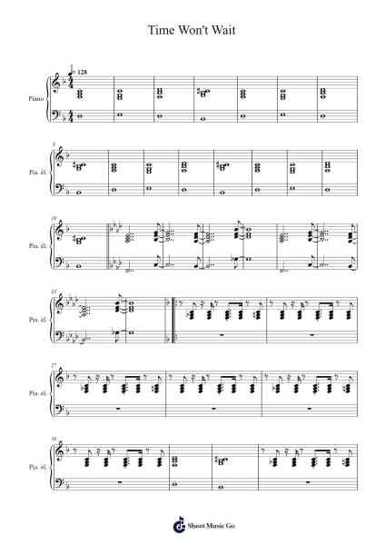 Time Won't Wait Sheet Music by Jamiroquai-Arr.Fitzjim