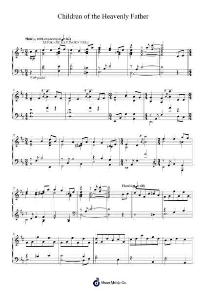 Children of the Heavenly Father Sheet Music by Plumb-Arr.Calbrown Yertate