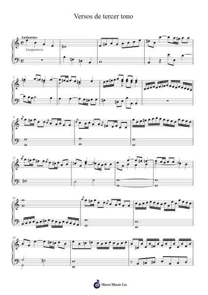 Versos de tercer tono Sheet Music by Félix Máximo López-Arr.Crodre Kipqe