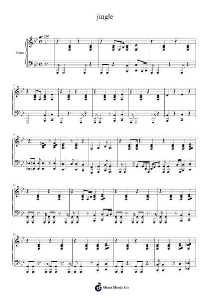 This jingle WILL get stuck in your head lol Sheet Music by Daniel Thrasher-Arr.Bartrhys Shelcie
