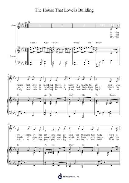 The House That Love is Building Sheet Music by Jeffrey Kwong-Arr.Campnah