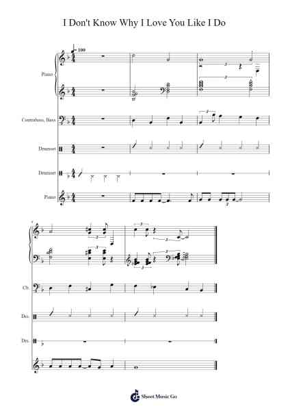 I Don't Know Why I Love You Like I Do Sheet Music by -Arr.Wobob Lonray