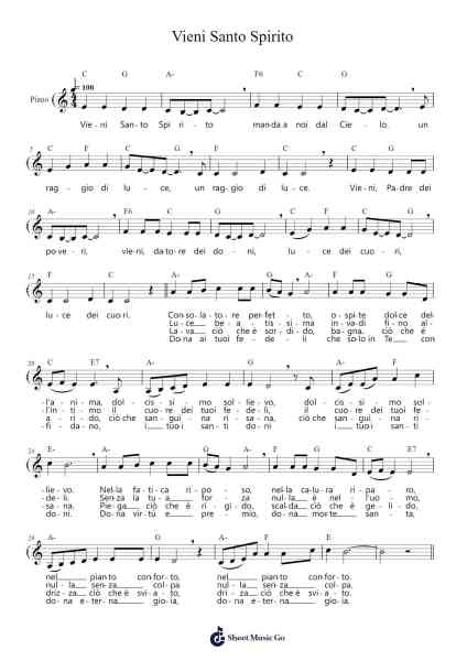 Vieni Santo Spirito Sheet Music by Gen Verde-Arr.Herloyd