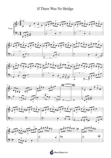 If There Was No Bridge Sheet Music by Forsbia-Arr.Deirholt