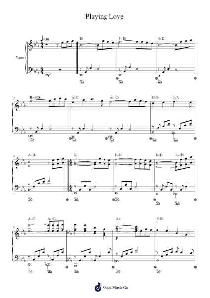 Playing Love Sheet Music by Ennio Morricone-Arr.Chrisriah Sheicia