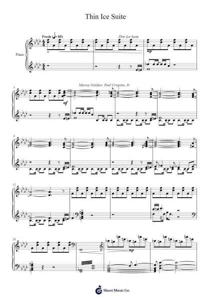 Thin Ice Suite Sheet Music by Murray Gold-Arr.Hartecam Thodoreboyle