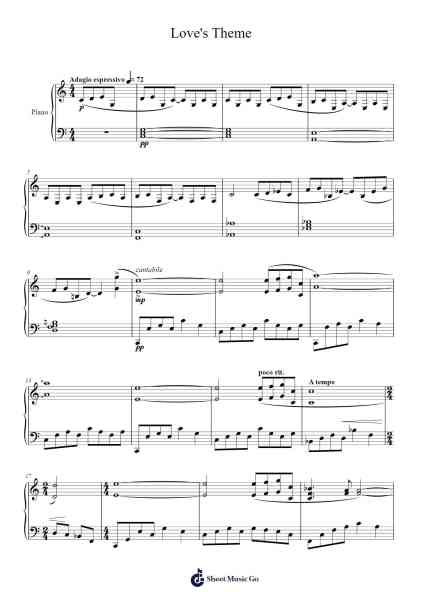 Love's Theme Notas de música por Giorgio Moroder-Arr.Janedo