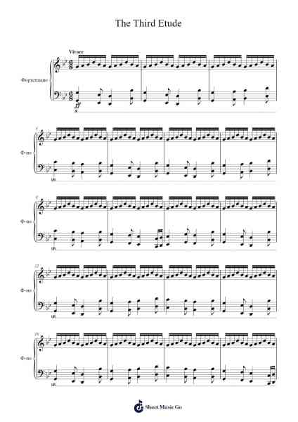 Etude No. 3 in E Major, Op. 10 (Revolutionary Etude) Sheet Music by Synergy (Ляхов Дима)-Arr.Ausdam Pukin