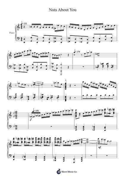 Nuts About You Sheet Music by John Powell-Arr.Moulboyce