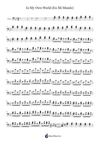 In My Own World (En Mi Mundo) Sheet Music by Martina Stoessel-Arr.Kerrdutt Anda