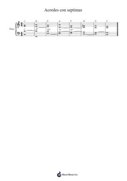 Acordes con septimas Sheet Music by Berwe Beaurone-Arr.Sidser