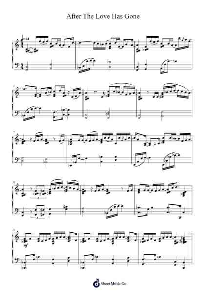 After The Love Has Gone Sheet Music by Earth, Wind & Fire-Arr.Brobraith Zeyer