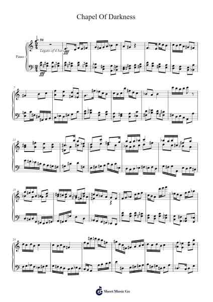 Chapel Of Darkness Sheet Music by Saulnick Huddon-Arr.Macre Accer
