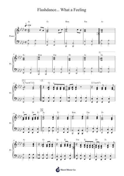 Flashdance... What a Feeling Sheet Music by Giorgio Moroder-Arr.Wattle