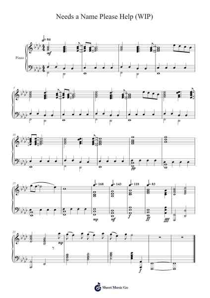 Needs a Name Please Help (WIP) Sheet Music by undefined-Arr.Virgreg