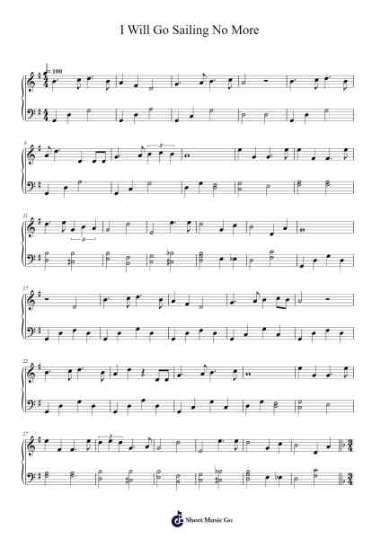 I Will Go Sailing No More Sheet Music by Randy Newman-Arr.Jonric