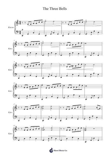The Three Bells Sheet Music by Jean Villard-Arr.Kepmill Rexbloor
