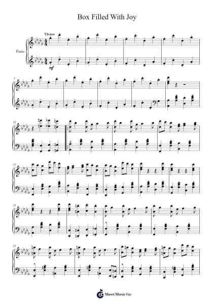 Box Filled With Joy Sheet Music by James Varrick Armaah-Arr.Cliffcam Whbill