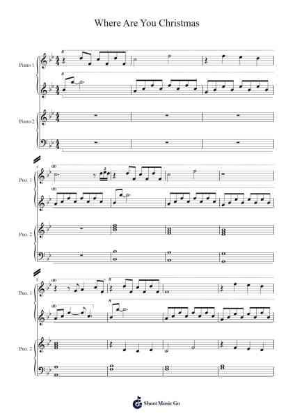 Where Are You Christmas Sheet Music by Faith Hill-Arr.Birdbrey