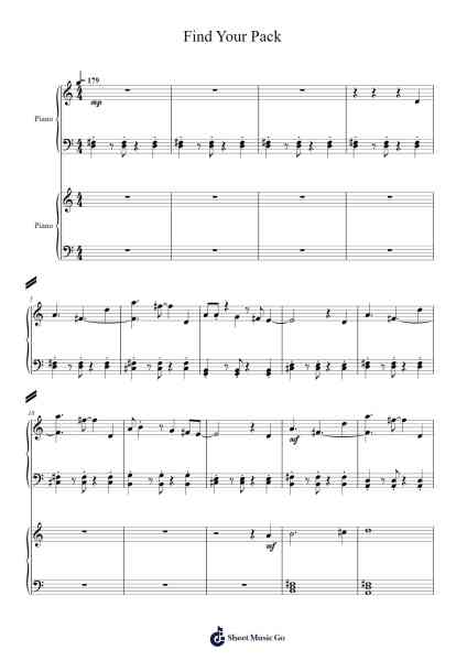 Find Your Pack Sheet Music by Rob Cantor/Gregory James Jenkins/Greg Nicolett-Arr.Bautab