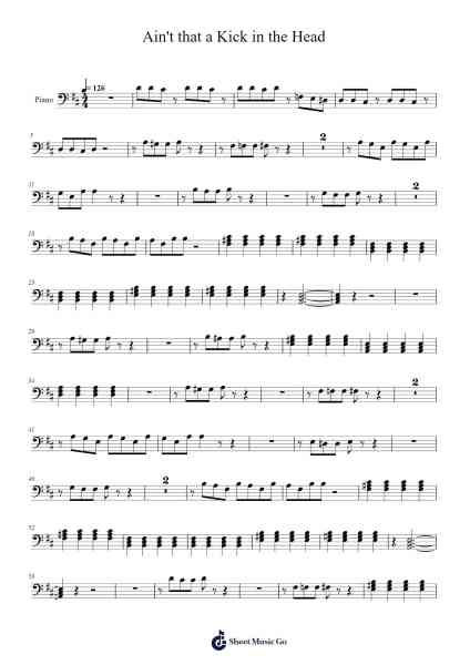 Ain't that a Kick in the Head Sheet Music by Rilin-Arr.Kelniell Bircer