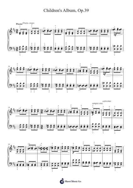 Children's Album, Op.39 Sheet Music by Pyotr Ilyich Tchaikovsky-Arr.Crailynn Rodlan