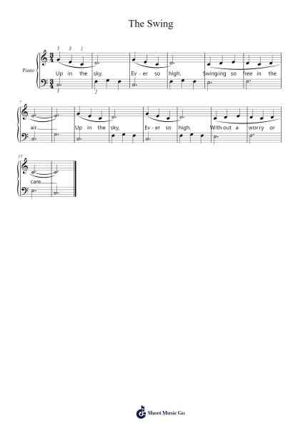 The Swing Sheet Music by -Arr.Mollries